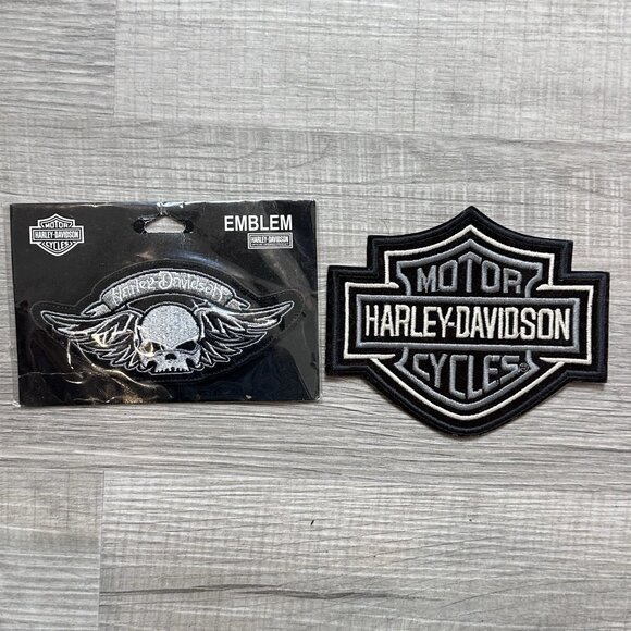 VTG Harley Davidson Denim Button Up Trucker Jacket Mens XL Blue V Twin Power - Picture 13 of 13